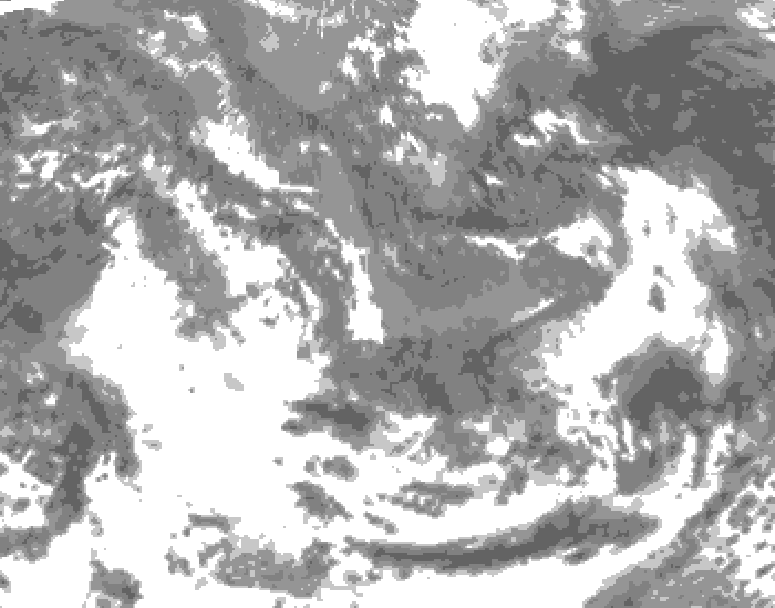 GDPS total cloud 228 hour forecast chart for Canada based on 2026/05/06 0000Z data