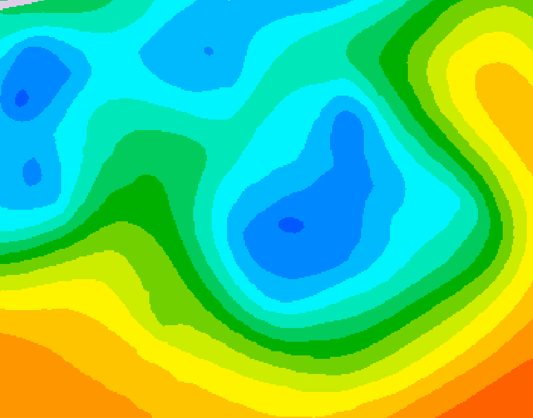 GDPS 500 millibar geopotential height 060 hour forecast chart for Canada based on 2026/05/07 0000Z data