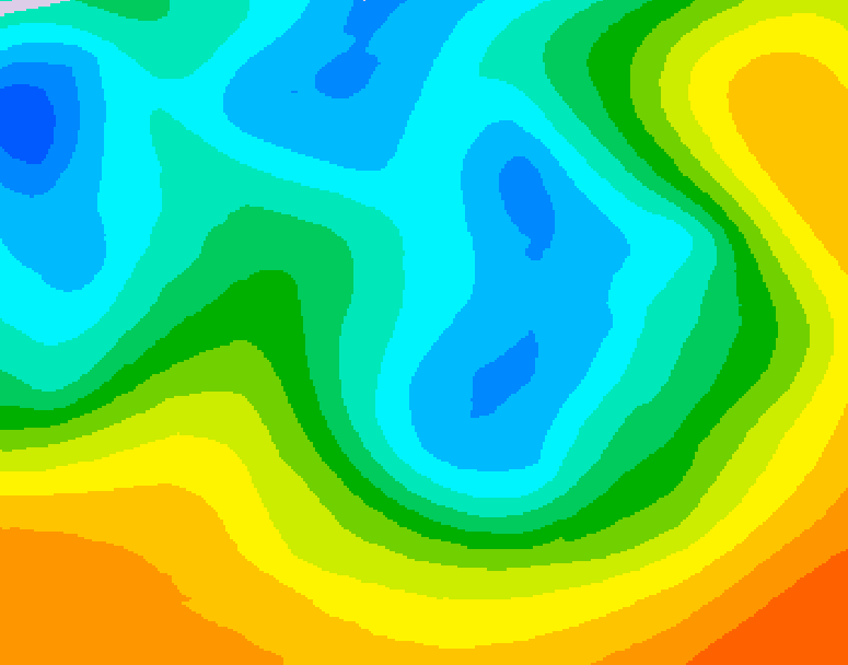GDPS 500 millibar geopotential height 072 hour forecast chart for Canada based on 2026/05/07 0000Z data