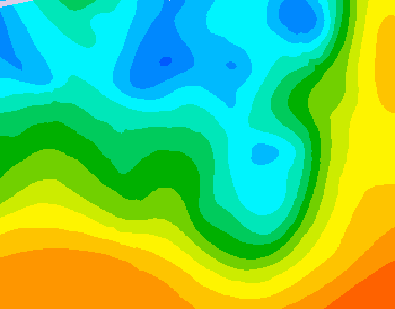 GDPS 500 millibar geopotential height 108 hour forecast chart for Canada based on 2026/05/07 0000Z data