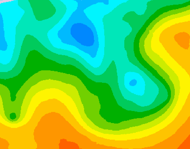 GDPS 500 millibar geopotential height 150 hour forecast chart for Canada based on 2026/05/07 0000Z data