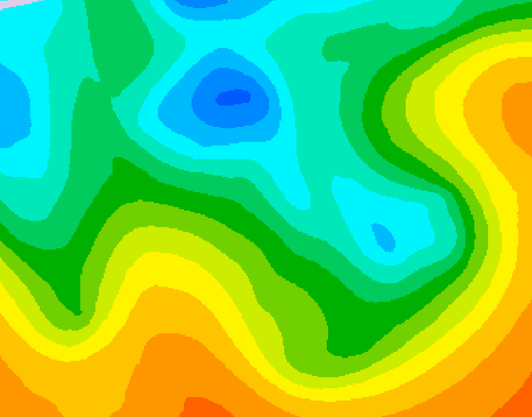 GDPS 500 millibar geopotential height 162 hour forecast chart for Canada based on 2026/05/07 0000Z data