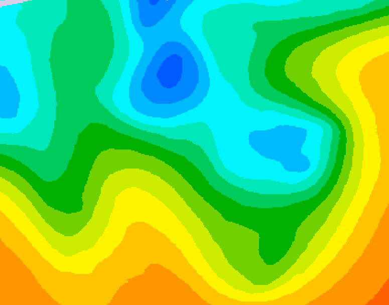 GDPS 500 millibar geopotential height 174 hour forecast chart for Canada based on 2026/05/07 0000Z data