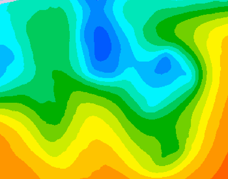 GDPS 500 millibar geopotential height 186 hour forecast chart for Canada based on 2026/05/07 0000Z data