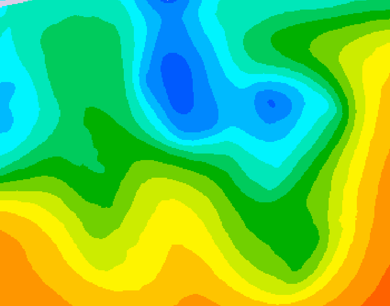 GDPS 500 millibar geopotential height 192 hour forecast chart for Canada based on 2026/05/07 0000Z data