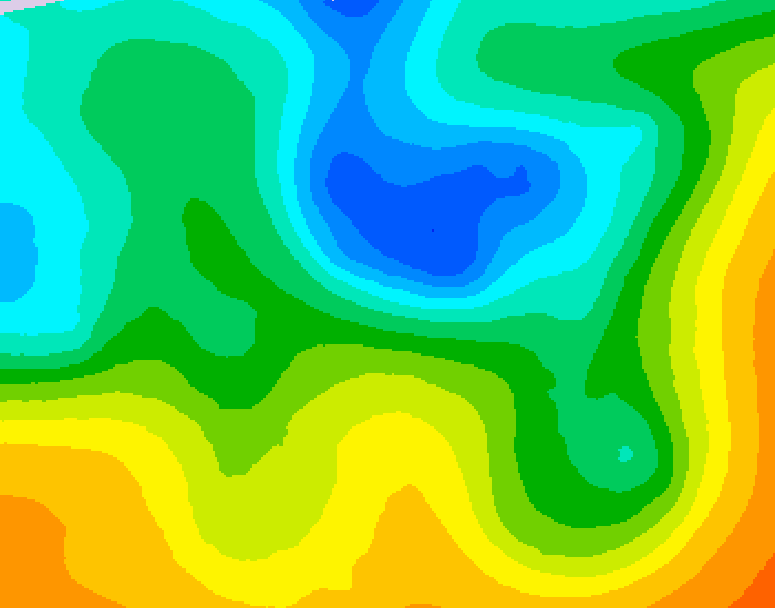 GDPS 500 millibar geopotential height 204 hour forecast chart for Canada based on 2026/05/07 0000Z data