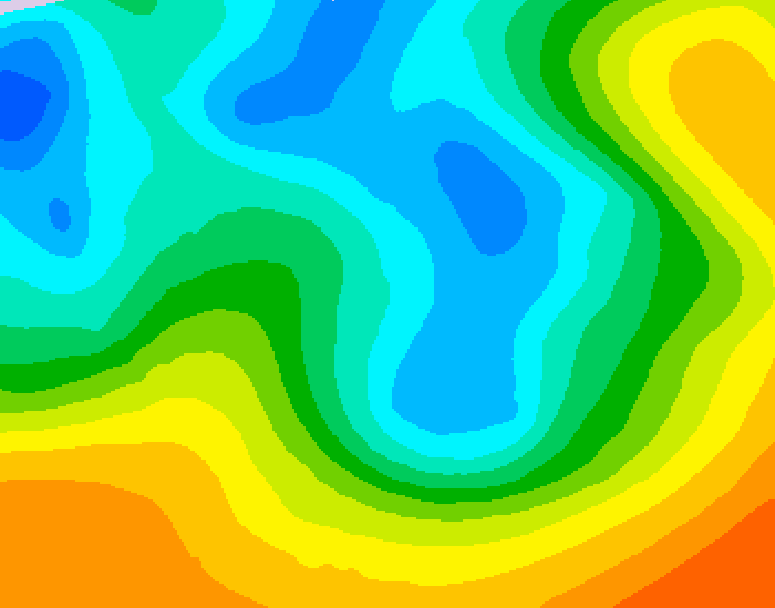 GDPS 500 millibar geopotential height 066 hour forecast chart for Canada based on 2026/05/07 1200Z data