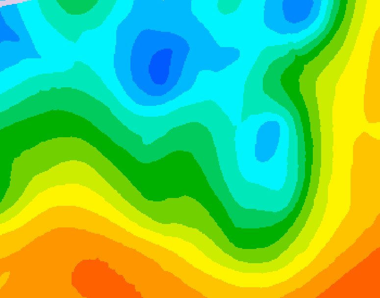 GDPS 500 millibar geopotential height 108 hour forecast chart for Canada based on 2026/05/07 1200Z data