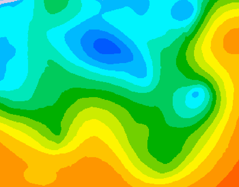 GDPS 500 millibar geopotential height 156 hour forecast chart for Canada based on 2026/05/07 1200Z data