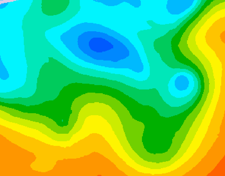 GDPS 500 millibar geopotential height 162 hour forecast chart for Canada based on 2026/05/07 1200Z data