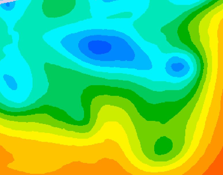 GDPS 500 millibar geopotential height 174 hour forecast chart for Canada based on 2026/05/07 1200Z data