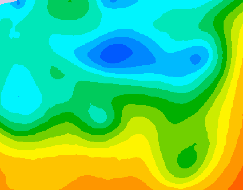 GDPS 500 millibar geopotential height 186 hour forecast chart for Canada based on 2026/05/07 1200Z data