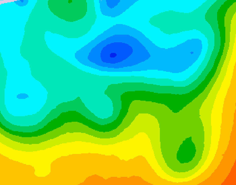 GDPS 500 millibar geopotential height 192 hour forecast chart for Canada based on 2026/05/07 1200Z data