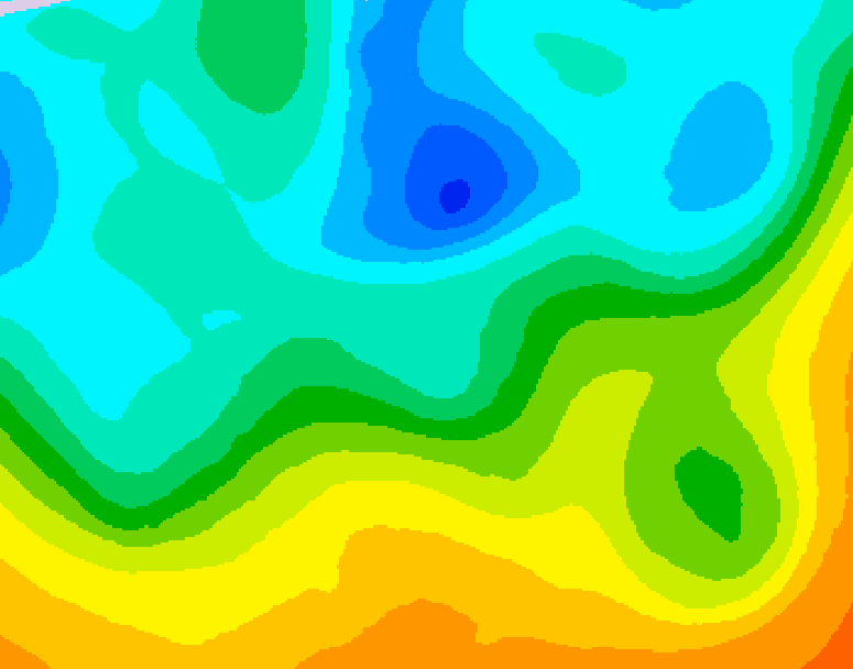 GDPS 500 millibar geopotential height 210 hour forecast chart for Canada based on 2026/05/07 1200Z data