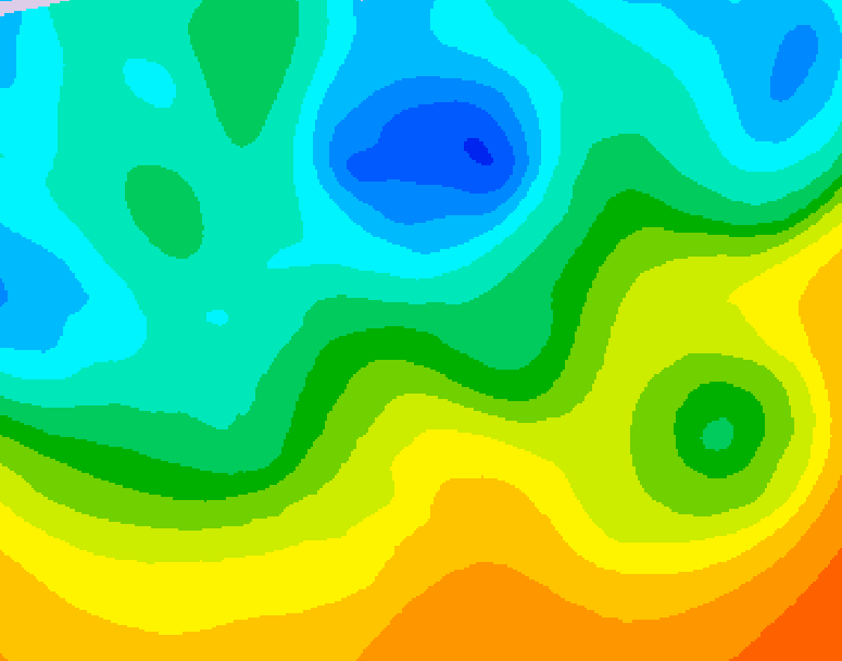 GDPS 500 millibar geopotential height 228 hour forecast chart for Canada based on 2026/05/07 1200Z data