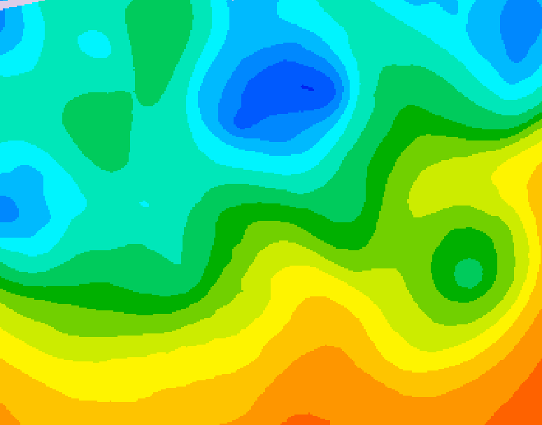 GDPS 500 millibar geopotential height 234 hour forecast chart for Canada based on 2026/05/07 1200Z data