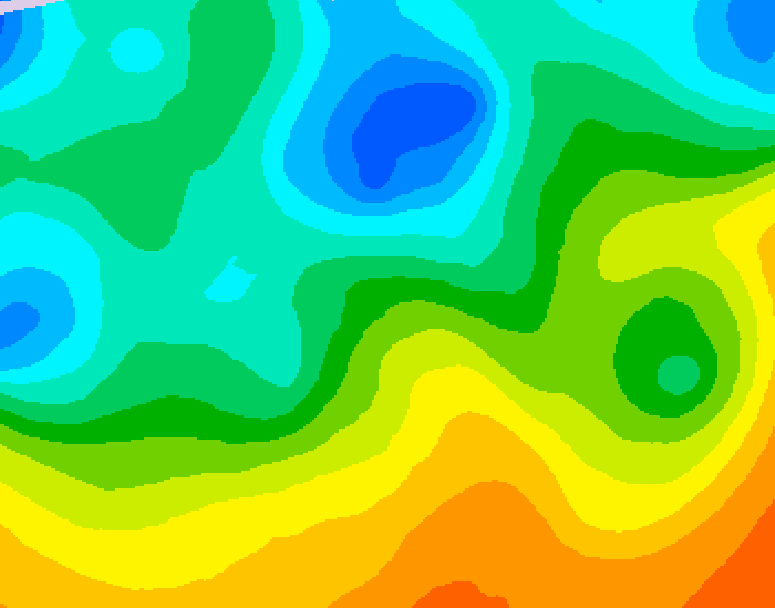 GDPS 500 millibar geopotential height 240 hour forecast chart for Canada based on 2026/05/07 1200Z data