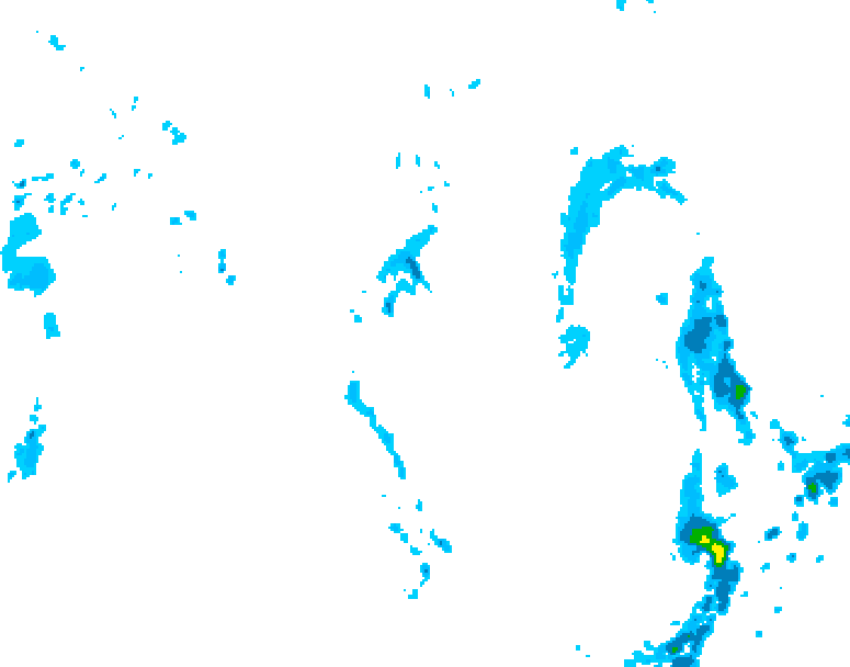 GDPS precipitation 114 hour forecast chart for Canada based on 2026/05/07 1200Z data