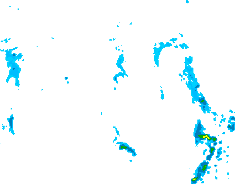 GDPS precipitation 120 hour forecast chart for Canada based on 2026/05/07 1200Z data