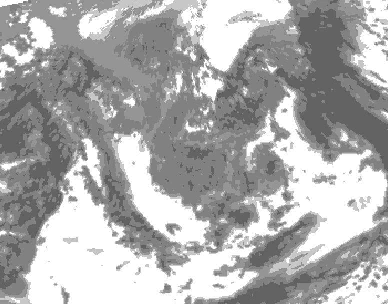 GDPS total cloud 060 hour forecast chart for Canada based on 2026/05/07 0000Z data