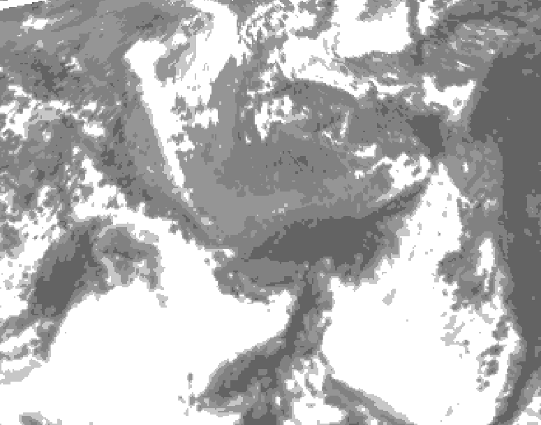GDPS total cloud 234 hour forecast chart for Canada based on 2026/05/07 0000Z data