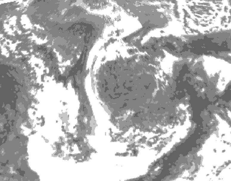 GDPS total cloud 006 hour forecast chart for Canada based on 2026/05/07 1200Z data