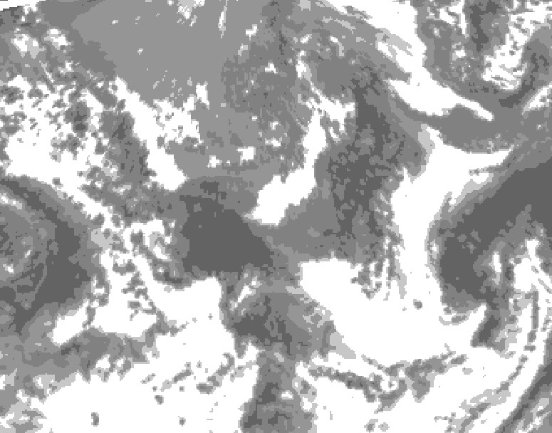 GDPS total cloud 234 hour forecast chart for Canada based on 2026/05/07 1200Z data