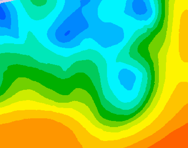 GDPS 500 millibar geopotential height 084 hour forecast chart for Canada based on 2026/05/08 0000Z data