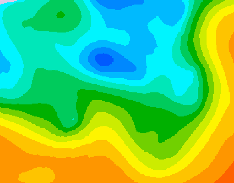 GDPS 500 millibar geopotential height 144 hour forecast chart for Canada based on 2026/05/08 0000Z data