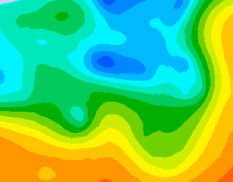 GDPS 500 millibar geopotential height 150 hour forecast chart for Canada based on 2026/05/08 0000Z data