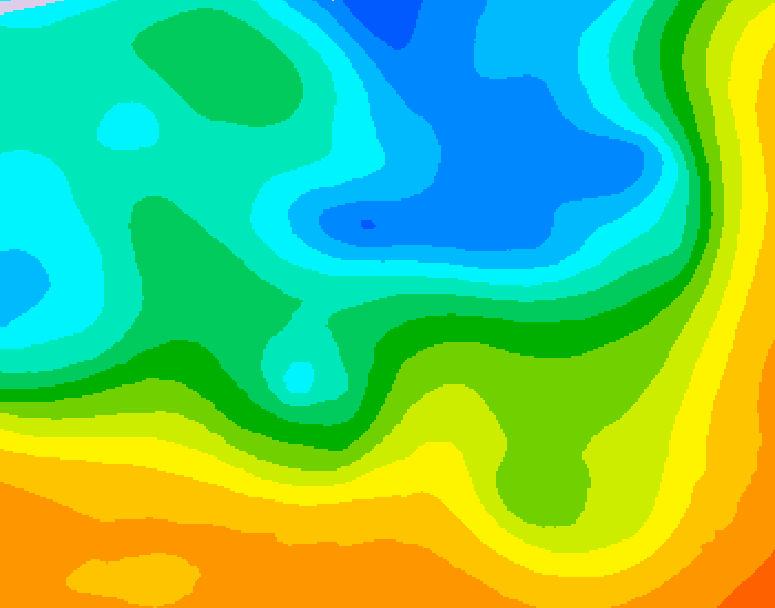 GDPS 500 millibar geopotential height 162 hour forecast chart for Canada based on 2026/05/08 0000Z data
