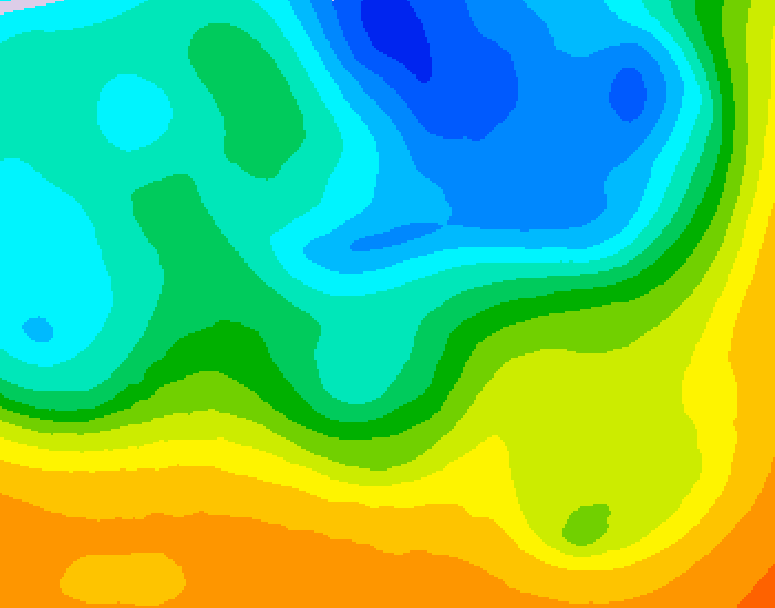 GDPS 500 millibar geopotential height 174 hour forecast chart for Canada based on 2026/05/08 0000Z data