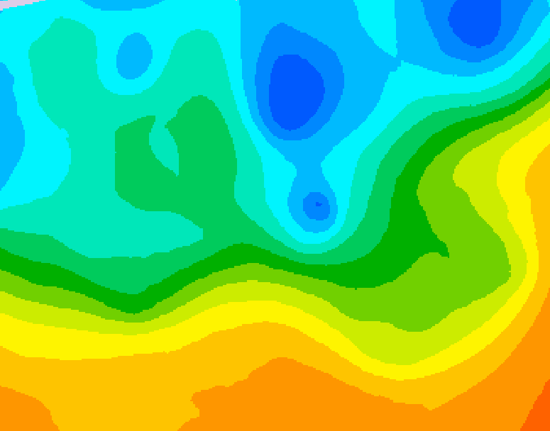 GDPS 500 millibar geopotential height 210 hour forecast chart for Canada based on 2026/05/08 0000Z data