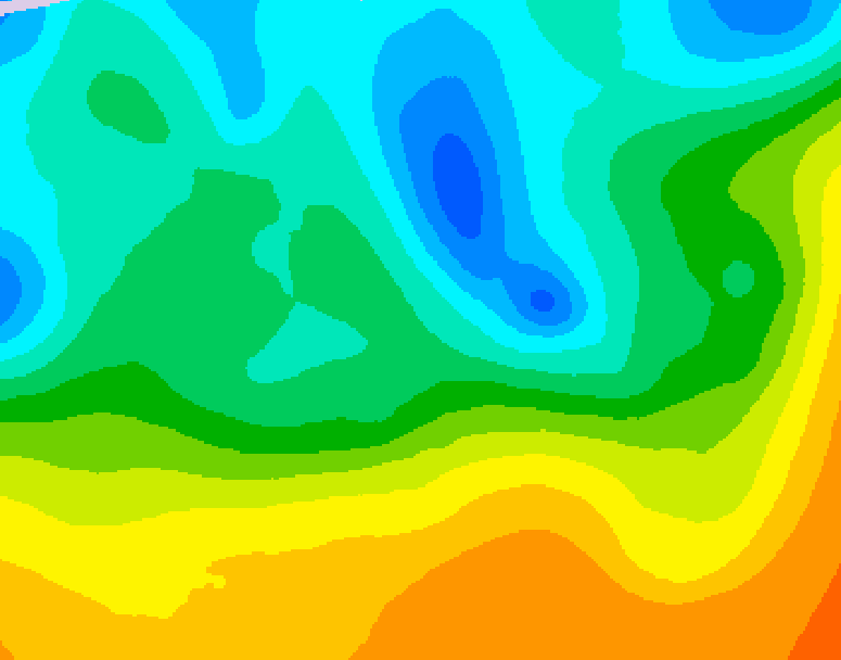 GDPS 500 millibar geopotential height 228 hour forecast chart for Canada based on 2026/05/08 0000Z data