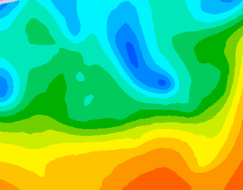 GDPS 500 millibar geopotential height 234 hour forecast chart for Canada based on 2026/05/08 0000Z data