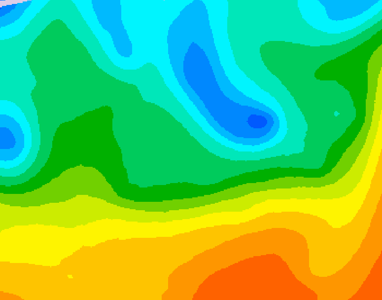 GDPS 500 millibar geopotential height 240 hour forecast chart for Canada based on 2026/05/08 0000Z data