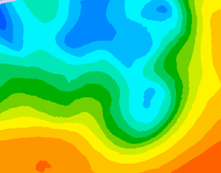 GDPS 500 millibar geopotential height 066 hour forecast chart for Canada based on 2026/05/08 1200Z data