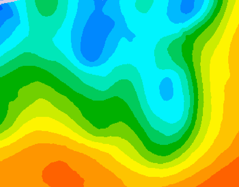 GDPS 500 millibar geopotential height 084 hour forecast chart for Canada based on 2026/05/08 1200Z data