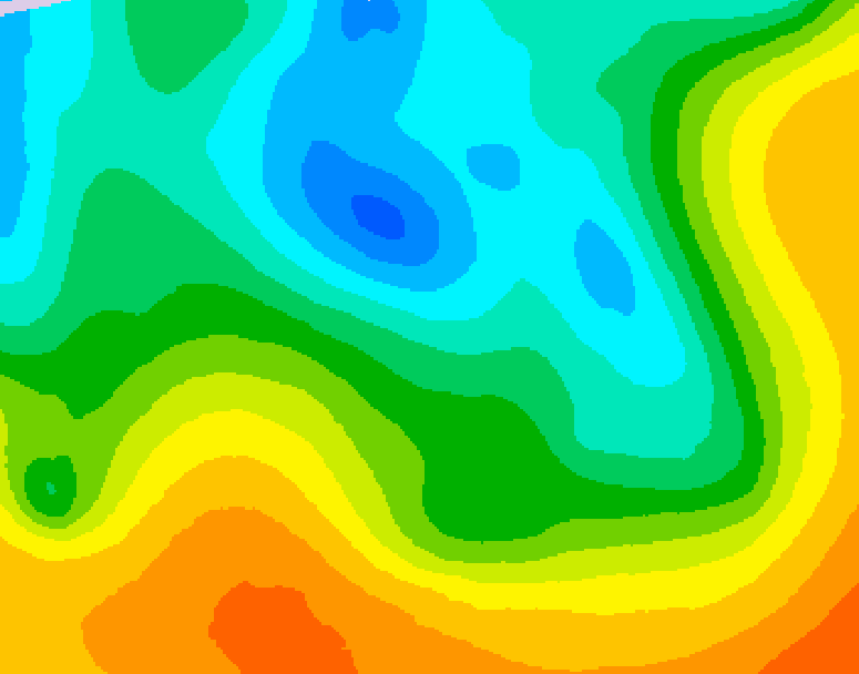 GDPS 500 millibar geopotential height 108 hour forecast chart for Canada based on 2026/05/08 1200Z data