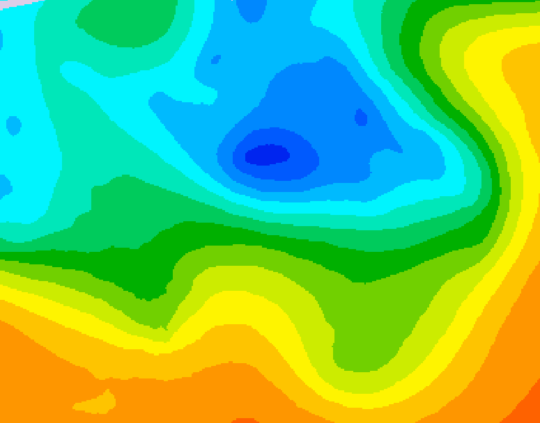 GDPS 500 millibar geopotential height 138 hour forecast chart for Canada based on 2026/05/08 1200Z data