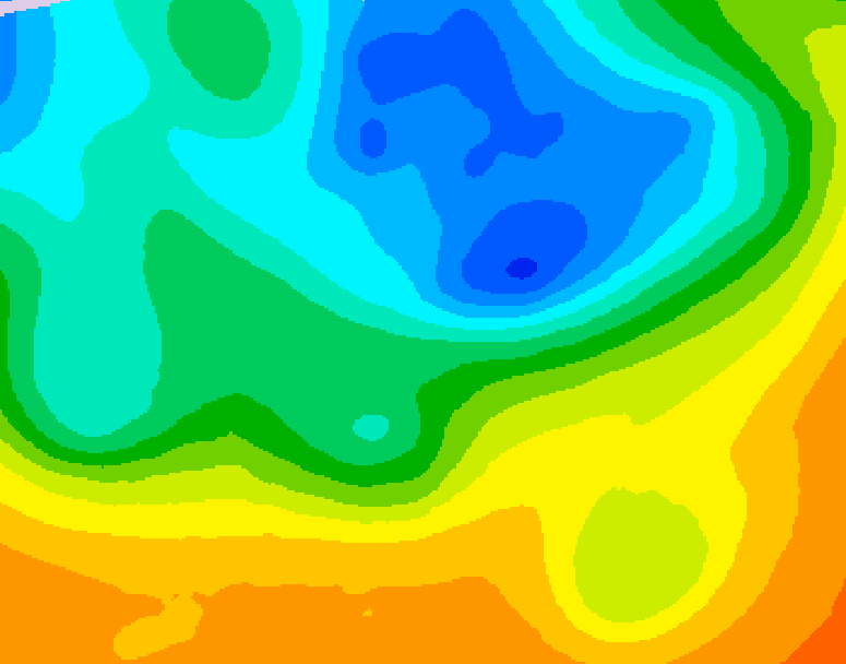 GDPS 500 millibar geopotential height 162 hour forecast chart for Canada based on 2026/05/08 1200Z data