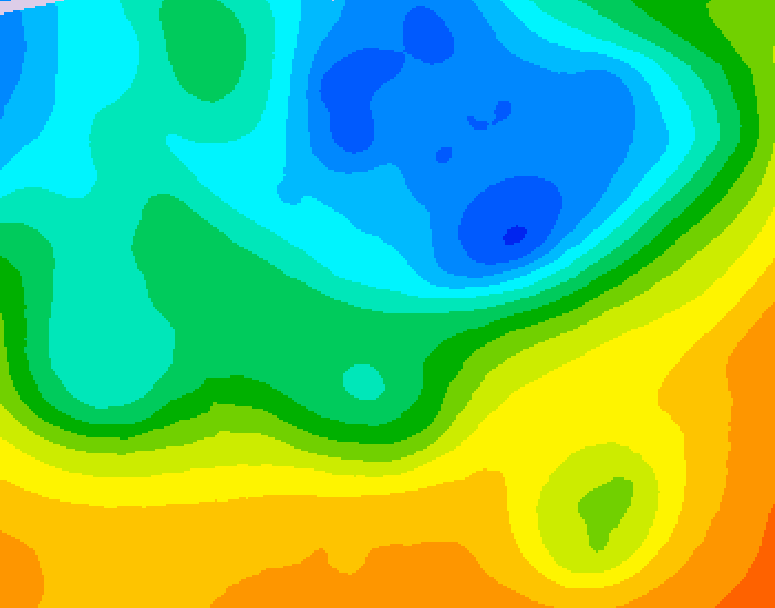 GDPS 500 millibar geopotential height 168 hour forecast chart for Canada based on 2026/05/08 1200Z data