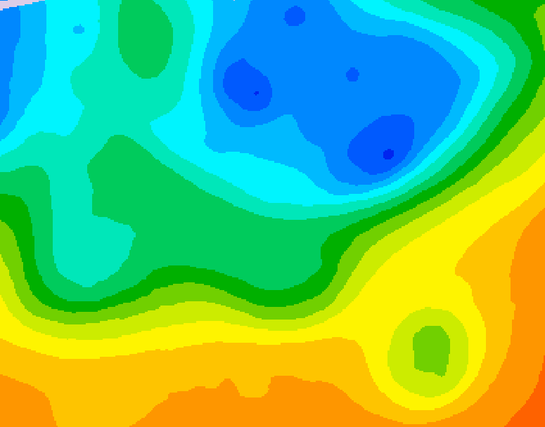 GDPS 500 millibar geopotential height 174 hour forecast chart for Canada based on 2026/05/08 1200Z data