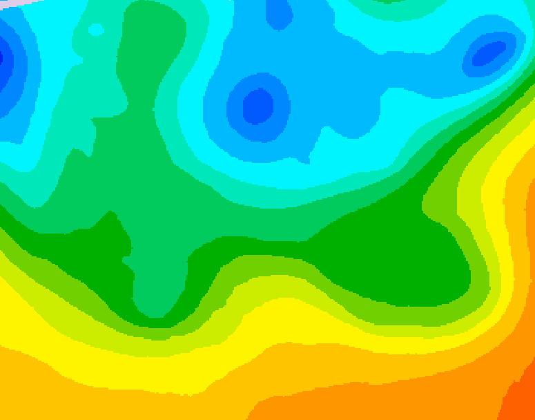 GDPS 500 millibar geopotential height 204 hour forecast chart for Canada based on 2026/05/08 1200Z data