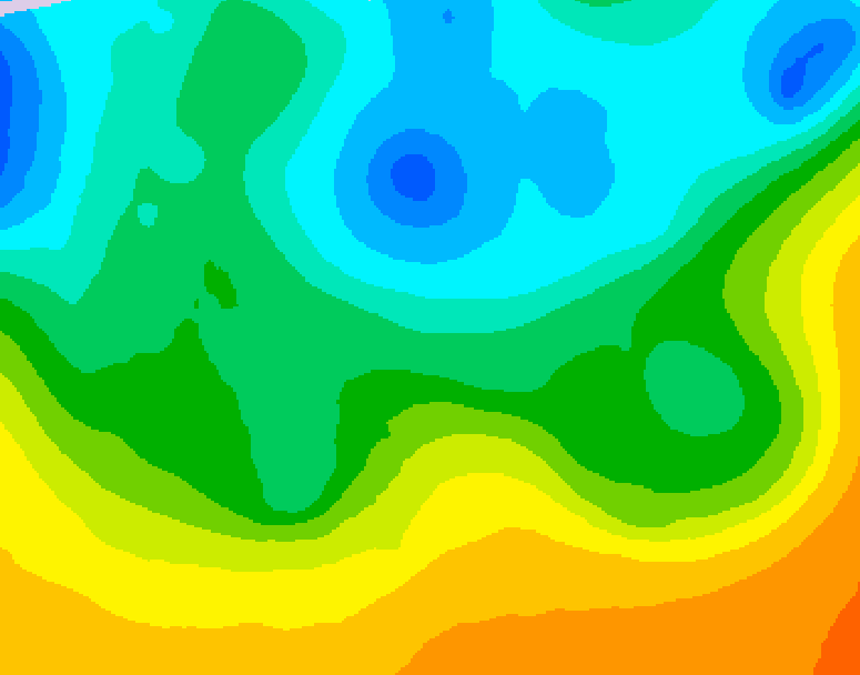 GDPS 500 millibar geopotential height 210 hour forecast chart for Canada based on 2026/05/08 1200Z data