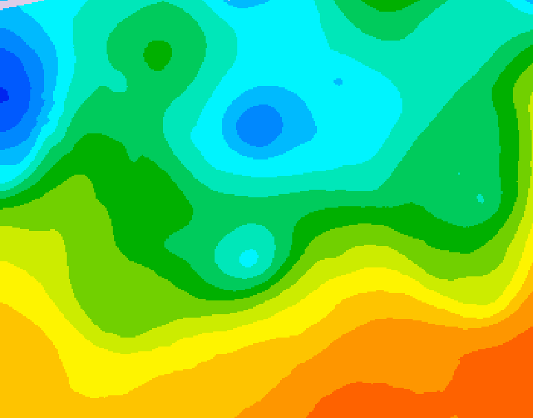 GDPS 500 millibar geopotential height 234 hour forecast chart for Canada based on 2026/05/08 1200Z data