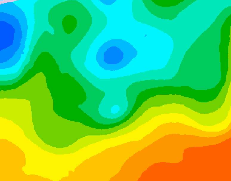 GDPS 500 millibar geopotential height 240 hour forecast chart for Canada based on 2026/05/08 1200Z data