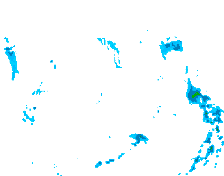 GDPS precipitation 120 hour forecast chart for Canada based on 2026/05/08 0000Z data
