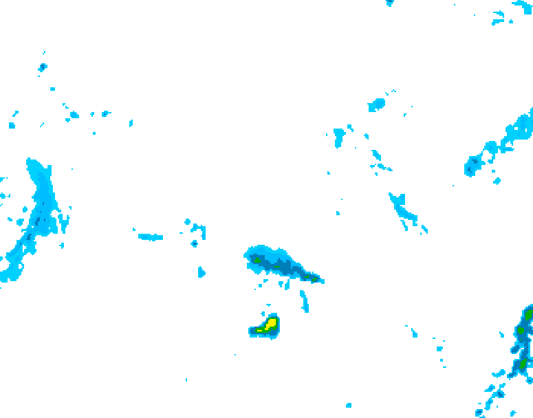 GDPS precipitation 228 hour forecast chart for Canada based on 2026/05/08 0000Z data