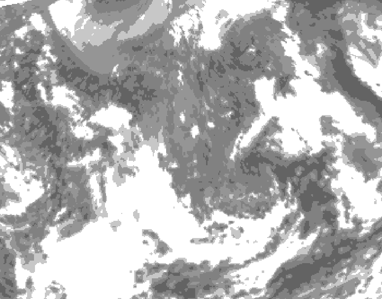 GDPS total cloud 066 hour forecast chart for Canada based on 2026/05/08 0000Z data